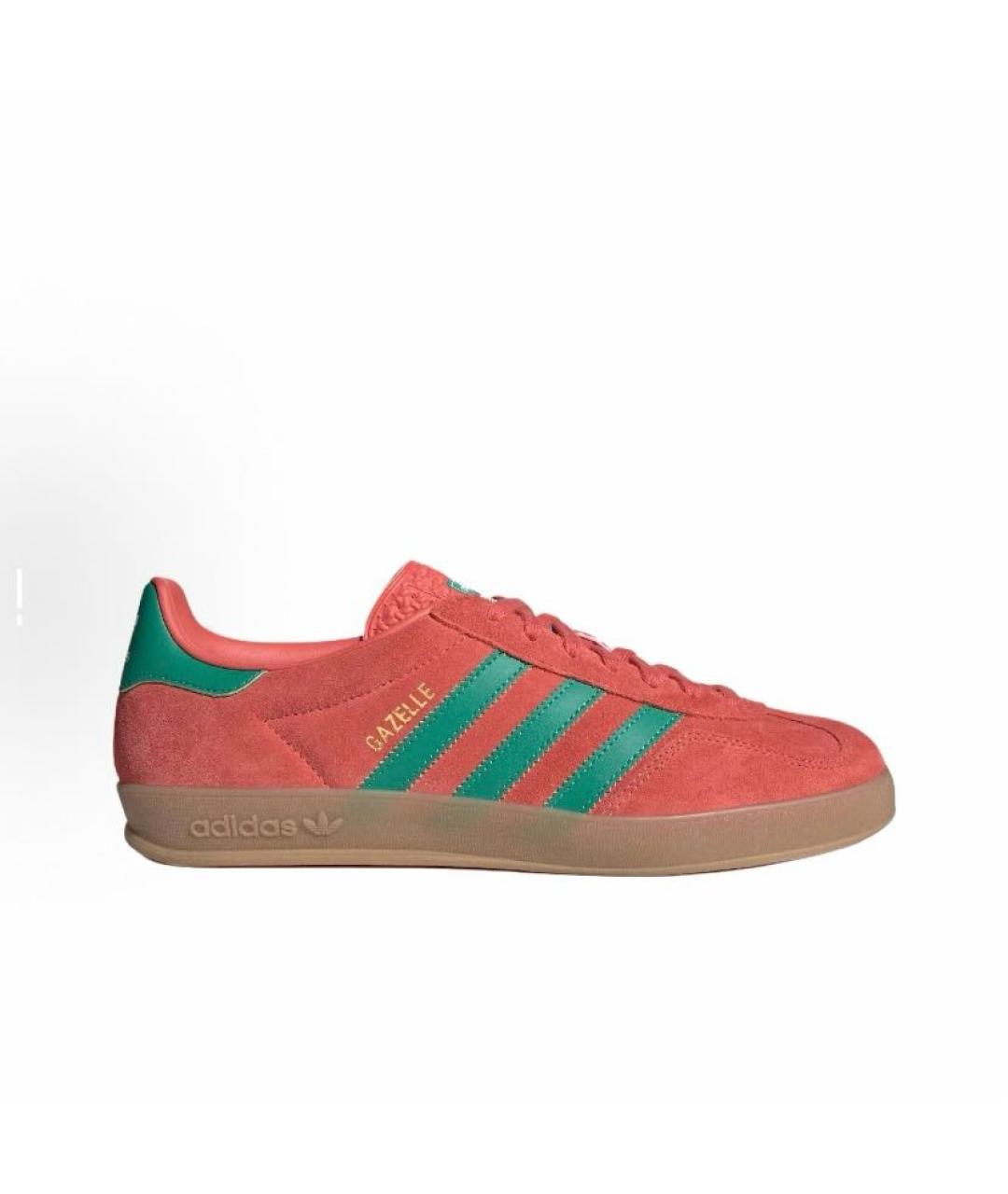 ADIDAS Красные замшевые кеды, фото 8