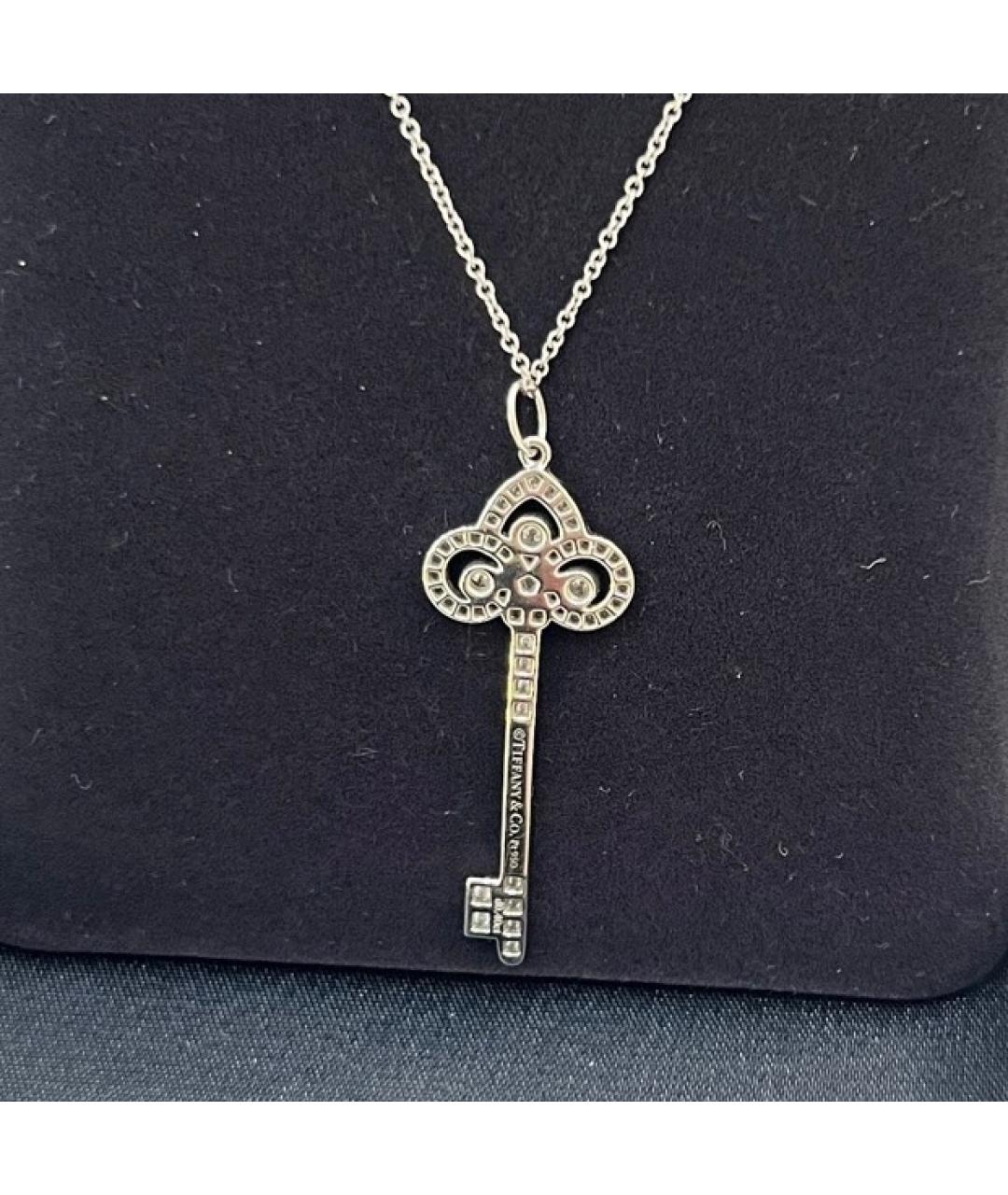 TIFFANY&CO Белое платиновое колье, фото 5