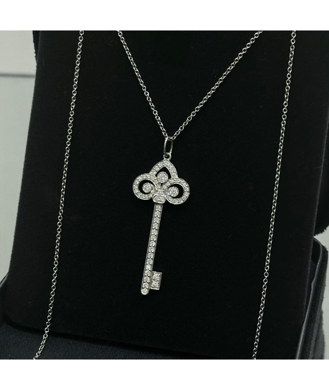 TIFFANY&CO Белое платиновое колье, фото 2