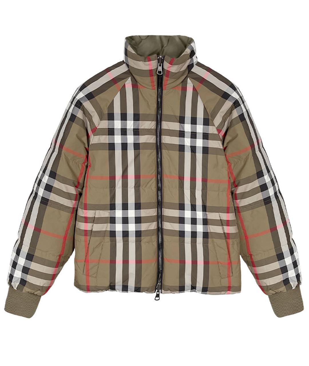 BURBERRY Коричневый пуховик, фото 1