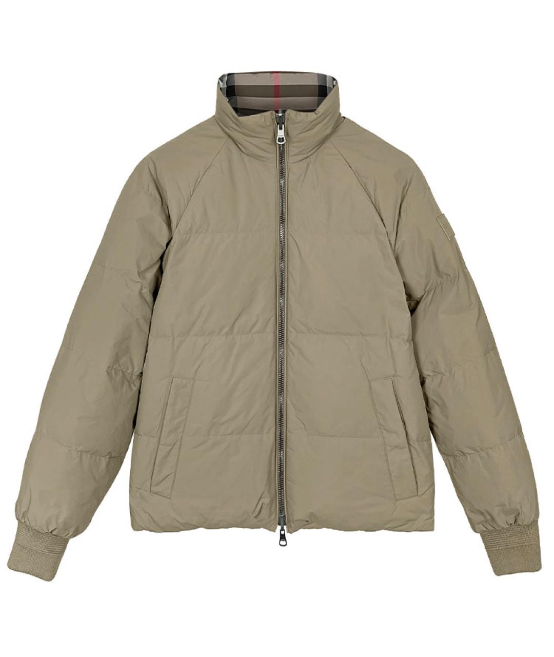 BURBERRY Коричневый пуховик, фото 3