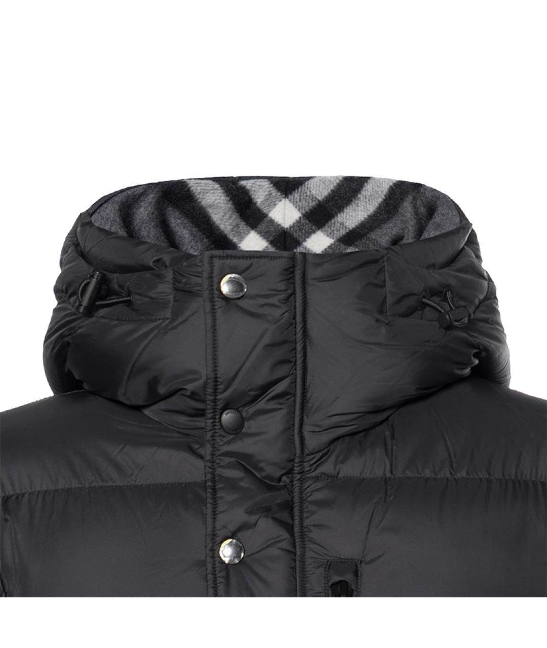 BURBERRY Черный пуховик, фото 5