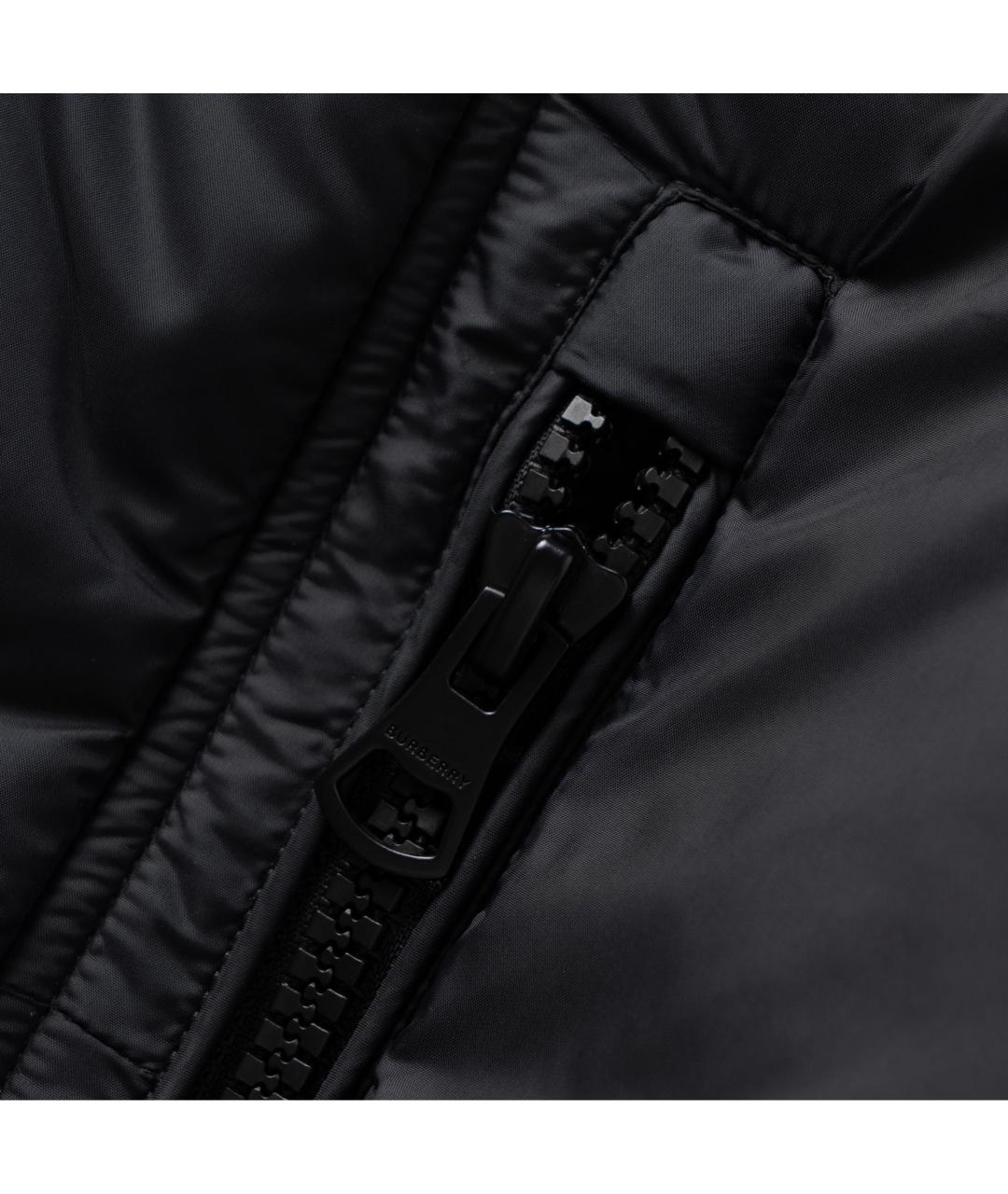 BURBERRY Черный пуховик, фото 4