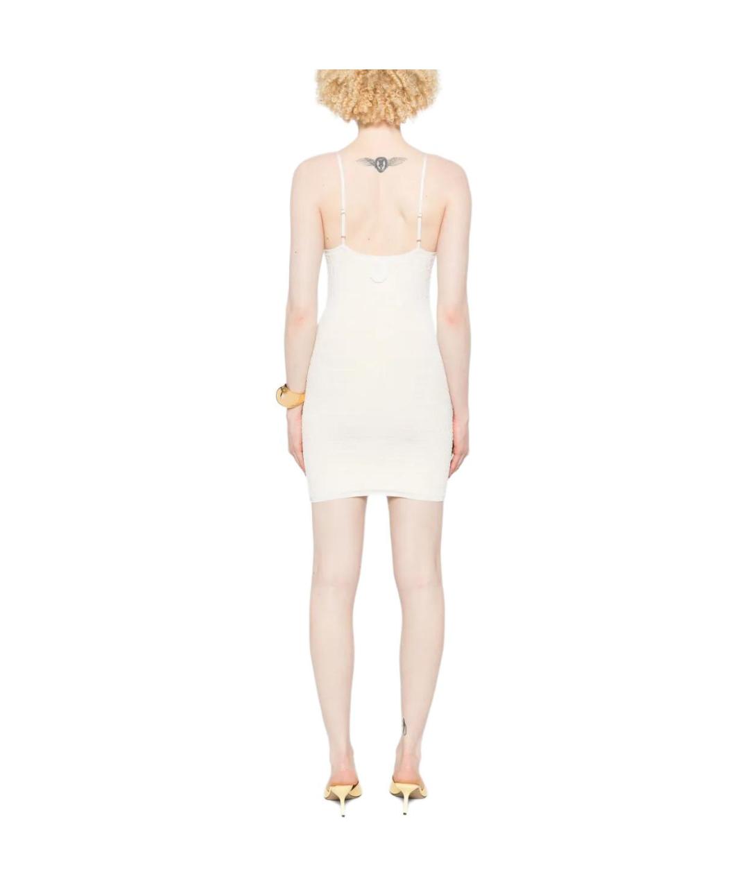 JACQUEMUS Бежевое повседневное платье, фото 4