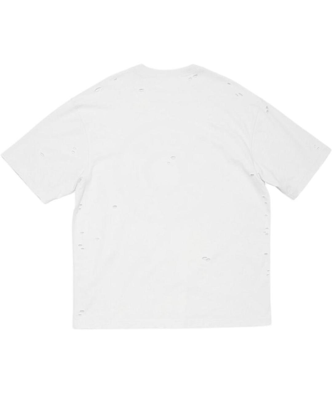 ACNE STUDIOS Белая хлопковая футболка, фото 2