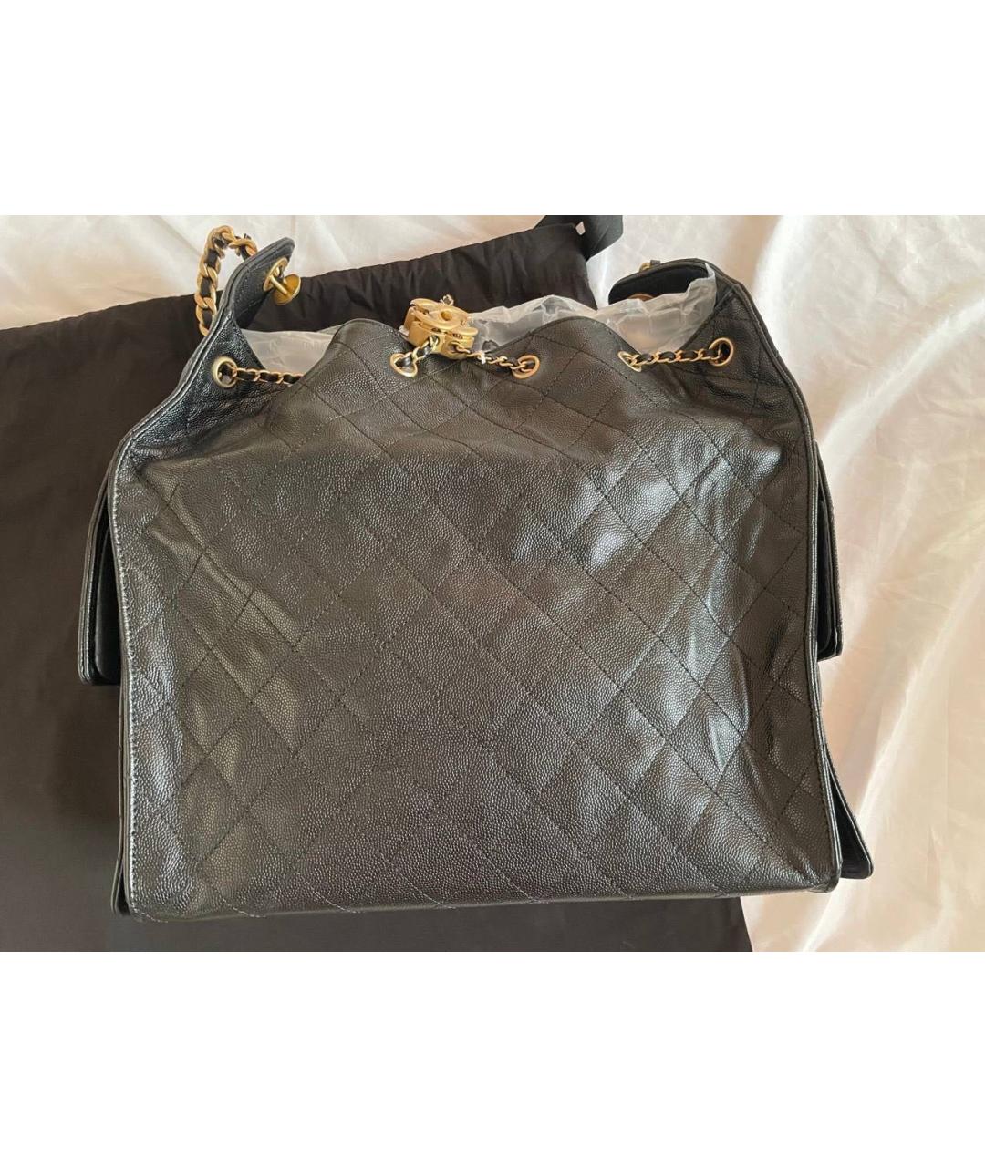CHANEL Коричневая кожаная сумка через плечо, фото 2