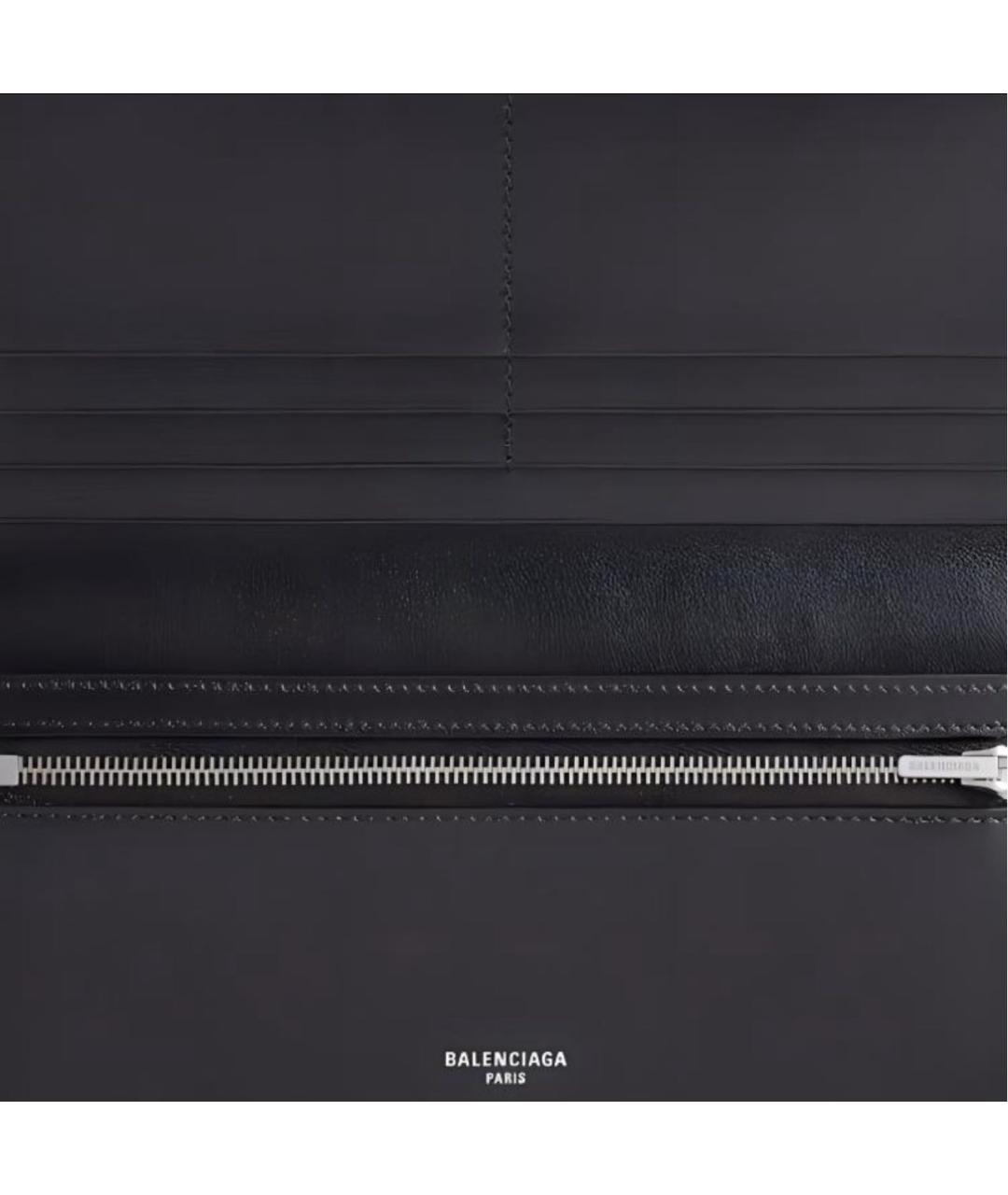 BALENCIAGA Синий кожаный кошелек, фото 5