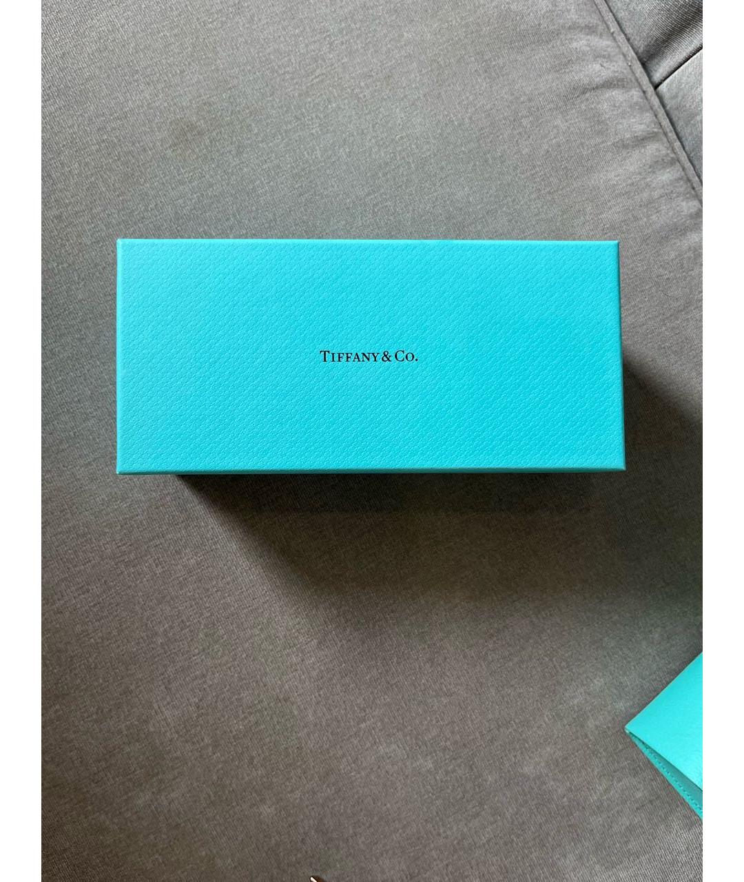 TIFFANY&CO Золотые металлические солнцезащитные очки, фото 4