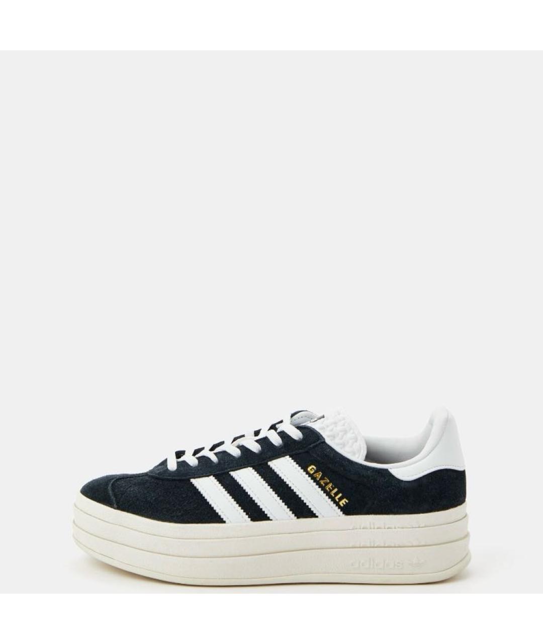 ADIDAS Черные замшевые кроссовки, фото 2