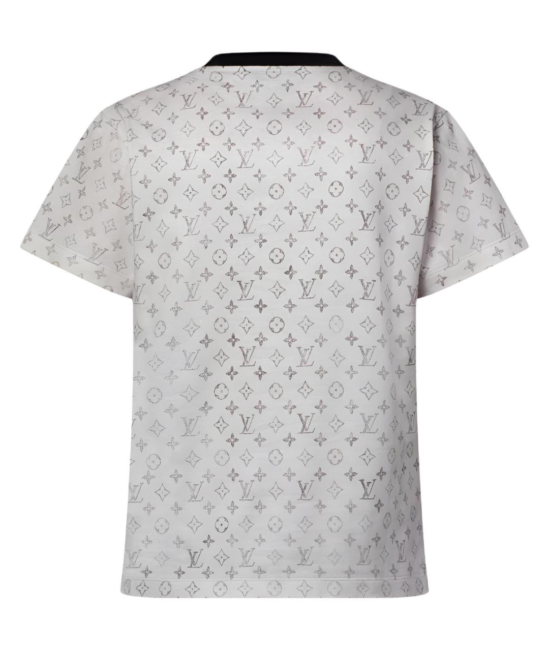 LOUIS VUITTON Белая хлопковая футболка, фото 2