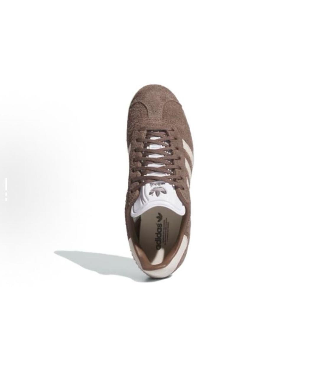 ADIDAS Коричневые замшевые кроссовки, фото 5