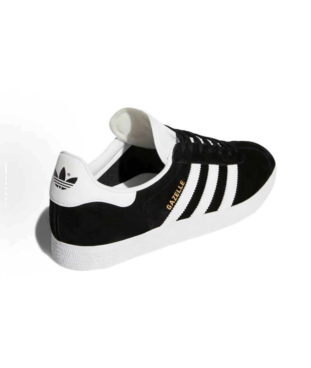 ADIDAS Черные замшевые кроссовки, фото 4