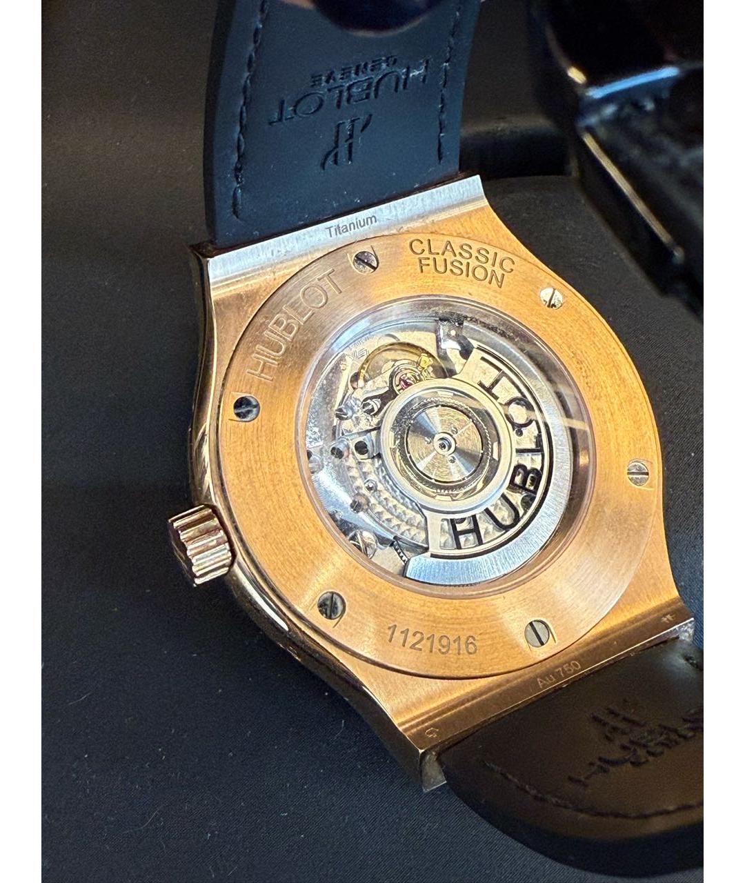 HUBLOT Золотые часы из розового золота, фото 5