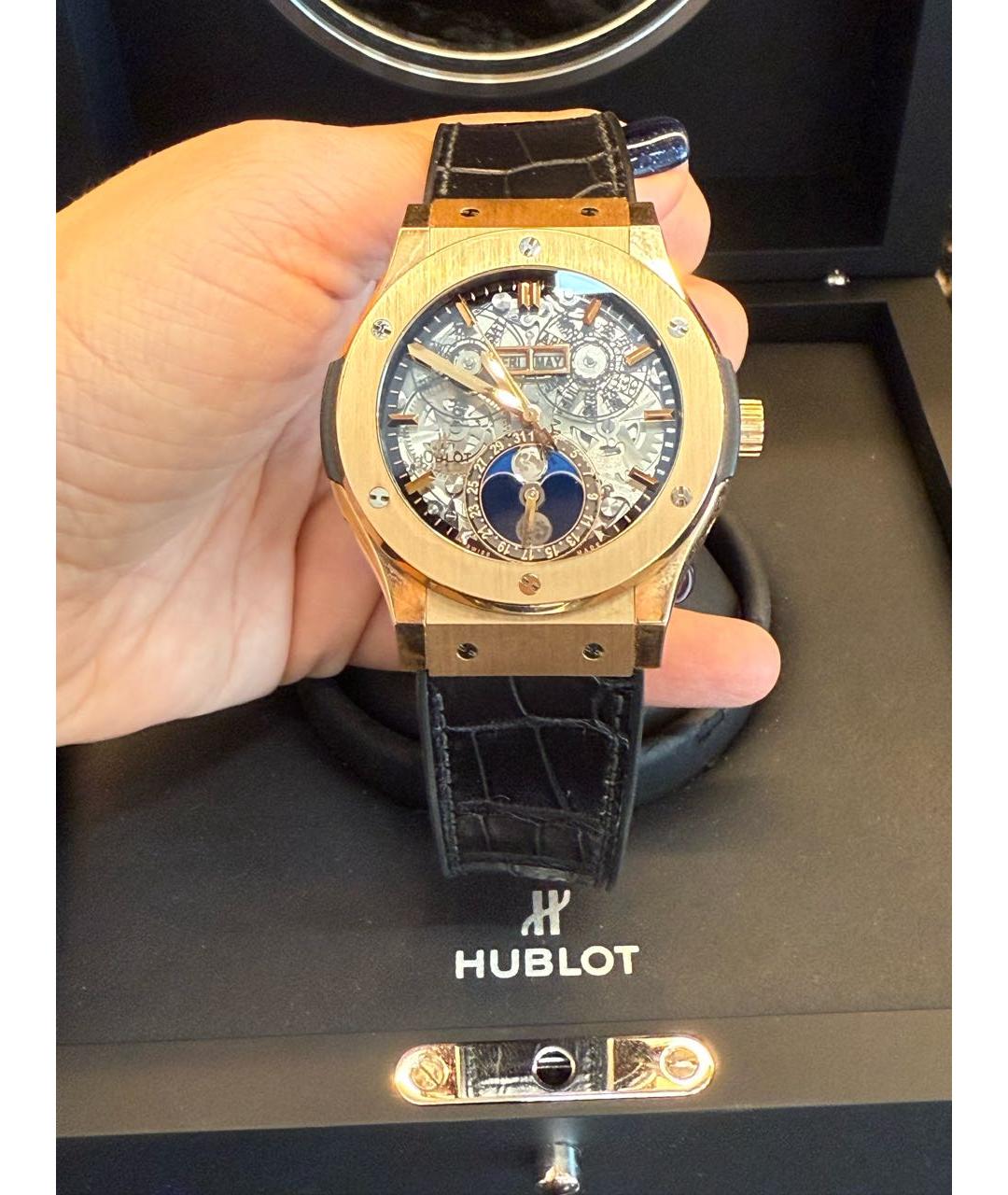 HUBLOT Золотые часы из розового золота, фото 2