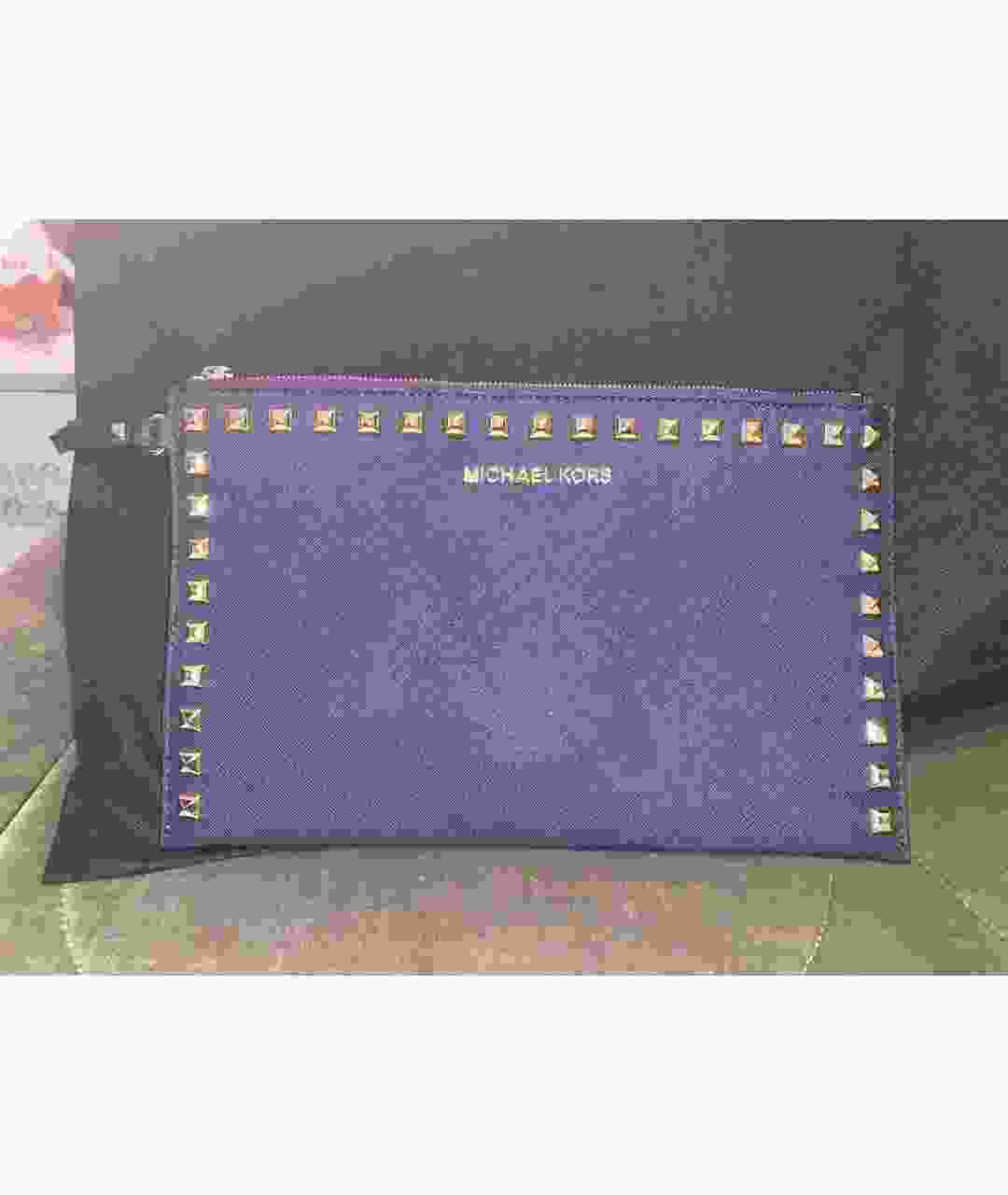 MICHAEL KORS Фиолетовая сумка тоут, фото 6