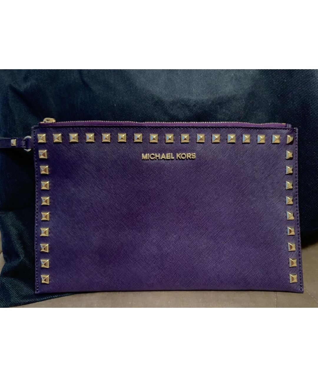 MICHAEL KORS Фиолетовая сумка тоут, фото 2
