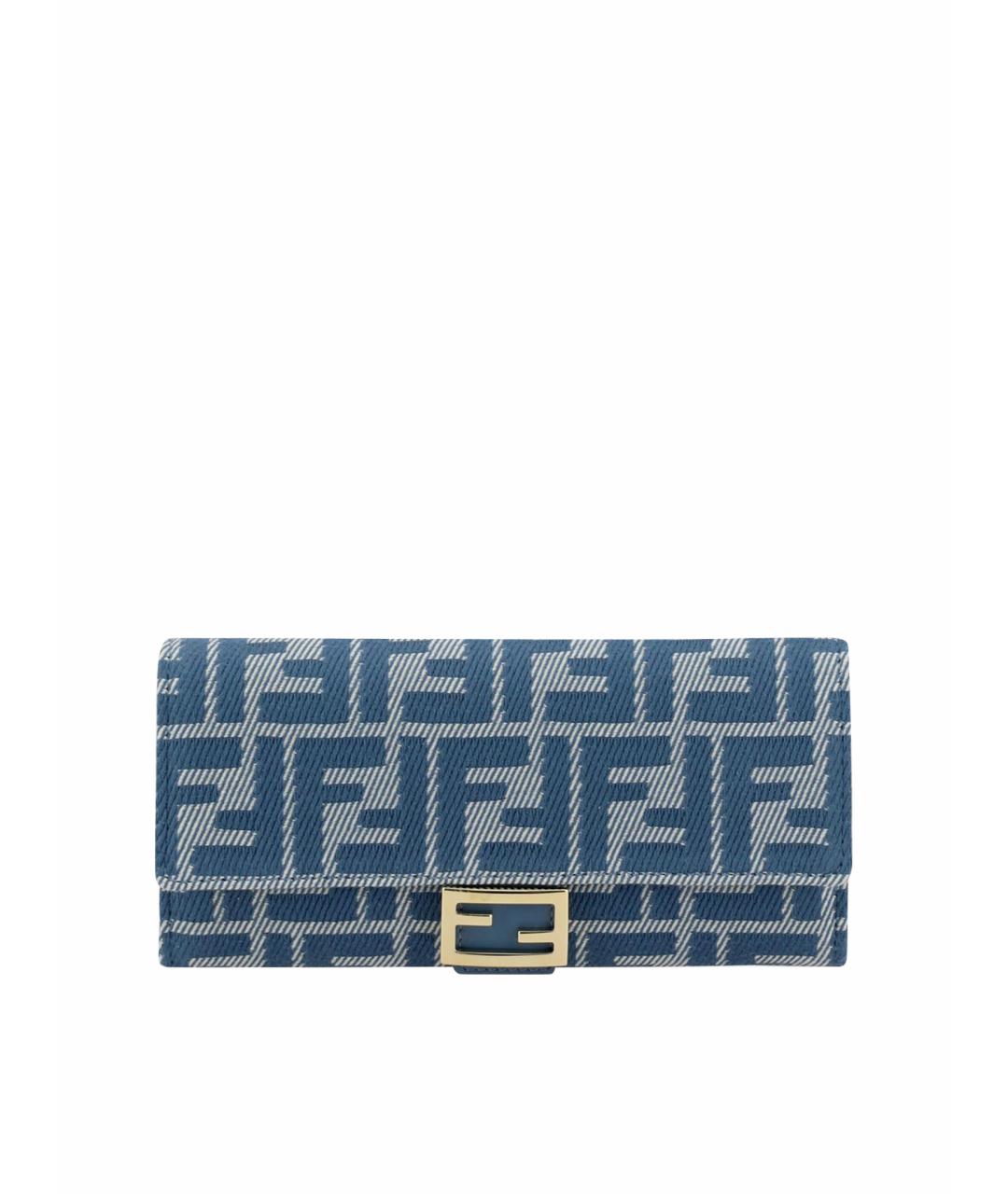 FENDI Синий кошелек, фото 1