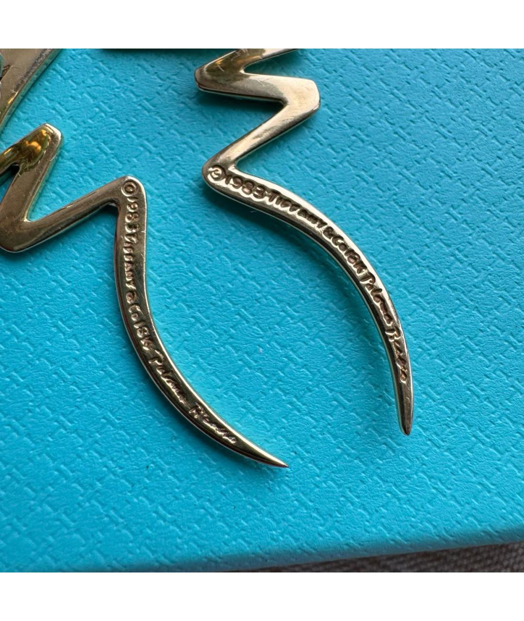 TIFFANY&CO Золотые серьги из желтого золота, фото 6
