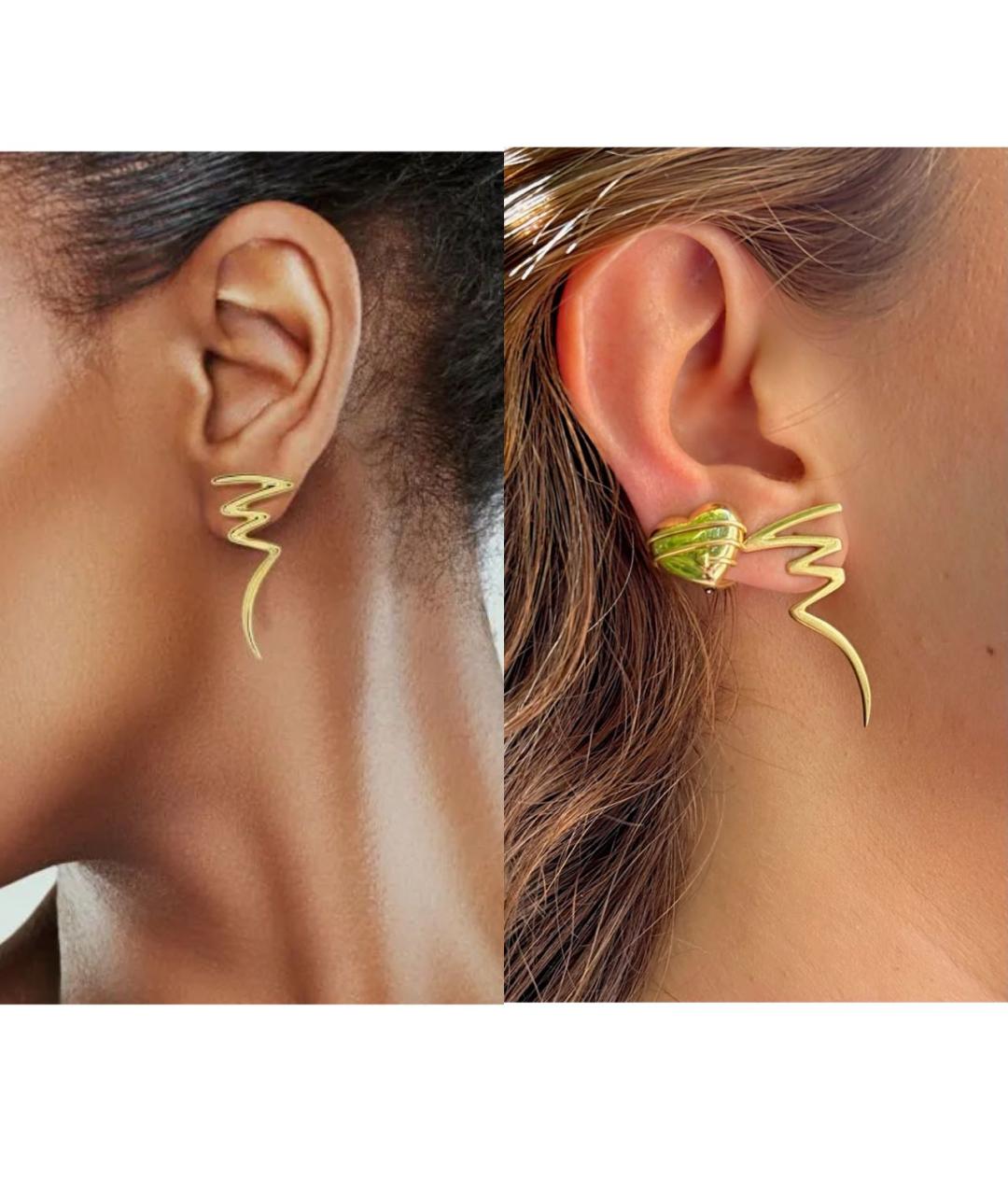 TIFFANY&CO Золотые серьги из желтого золота, фото 8
