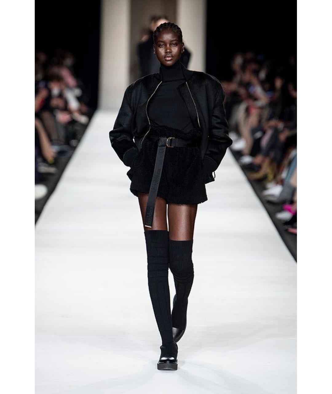 MAX MARA Черные ботфорты, фото 6