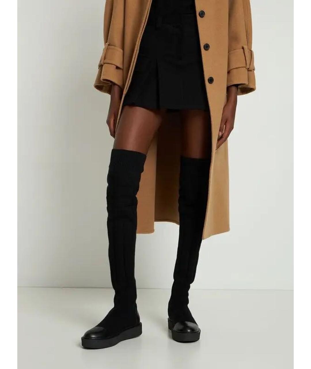 MAX MARA Черные ботфорты, фото 8