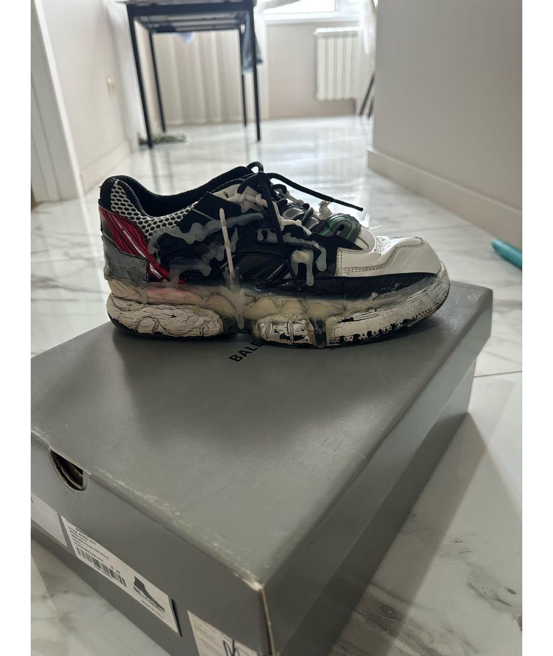 MAISON MARGIELA Текстильные низкие кроссовки / кеды, фото 9