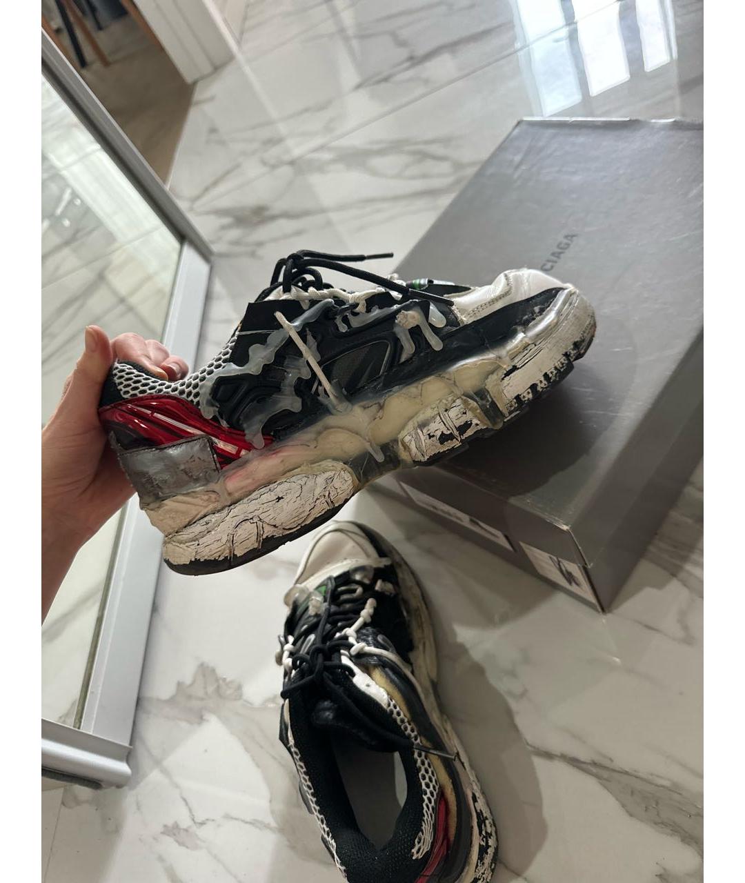 MAISON MARGIELA Текстильные низкие кроссовки / кеды, фото 7