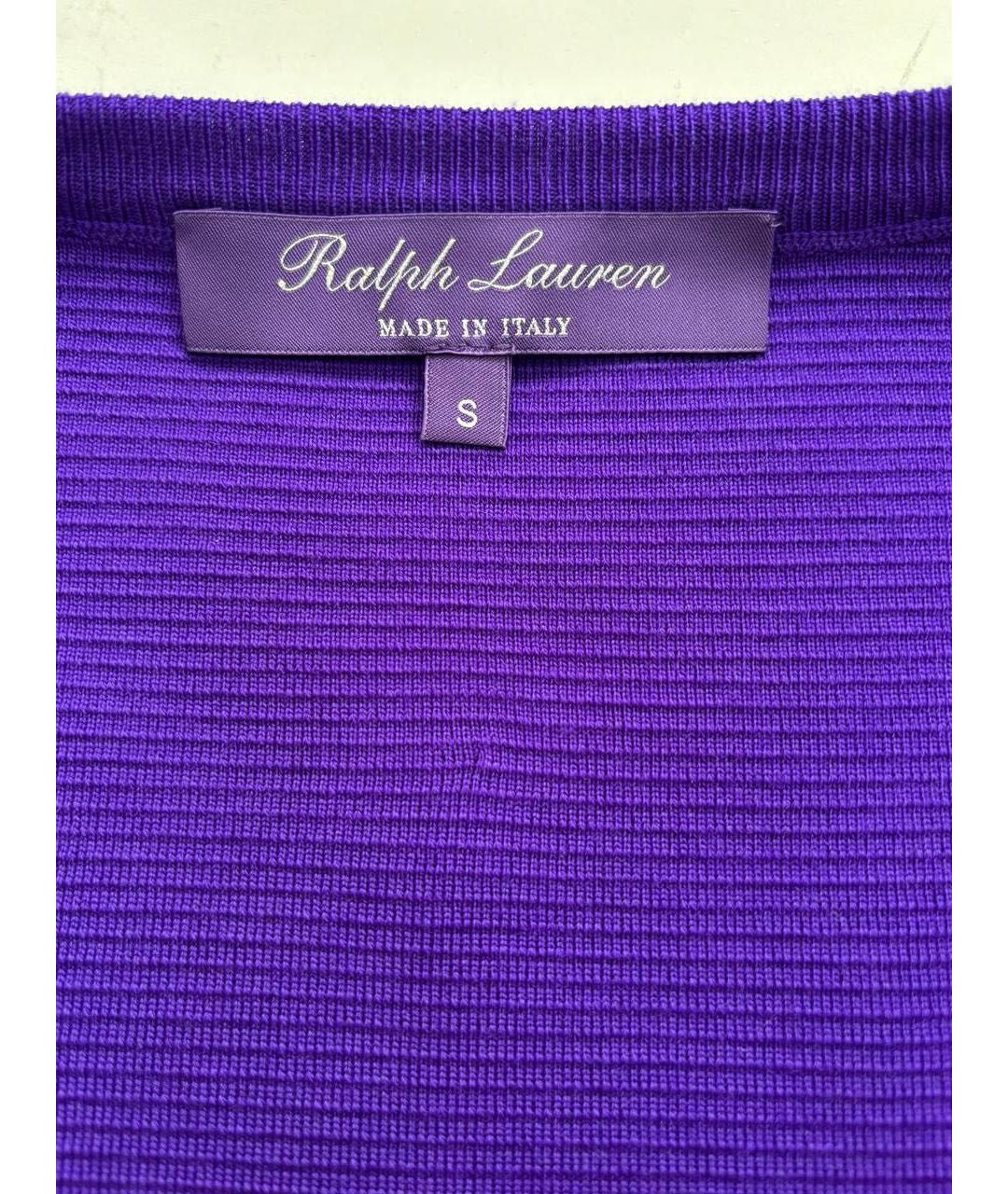 RALPH LAUREN Фиолетовое повседневное платье, фото 4
