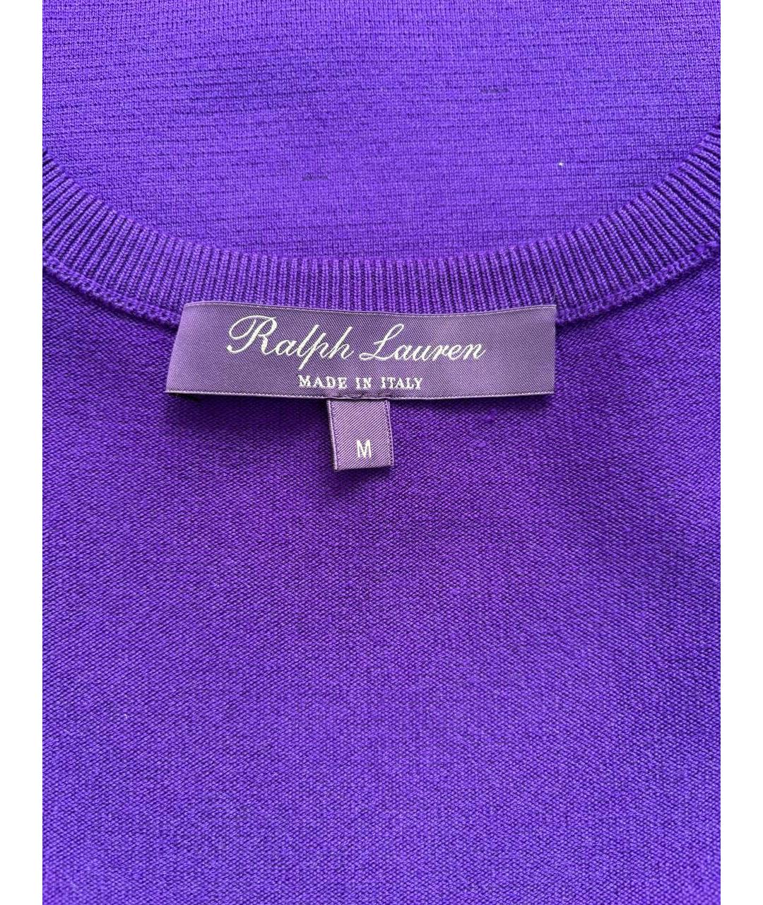 RALPH LAUREN Фиолетовое повседневное платье, фото 3