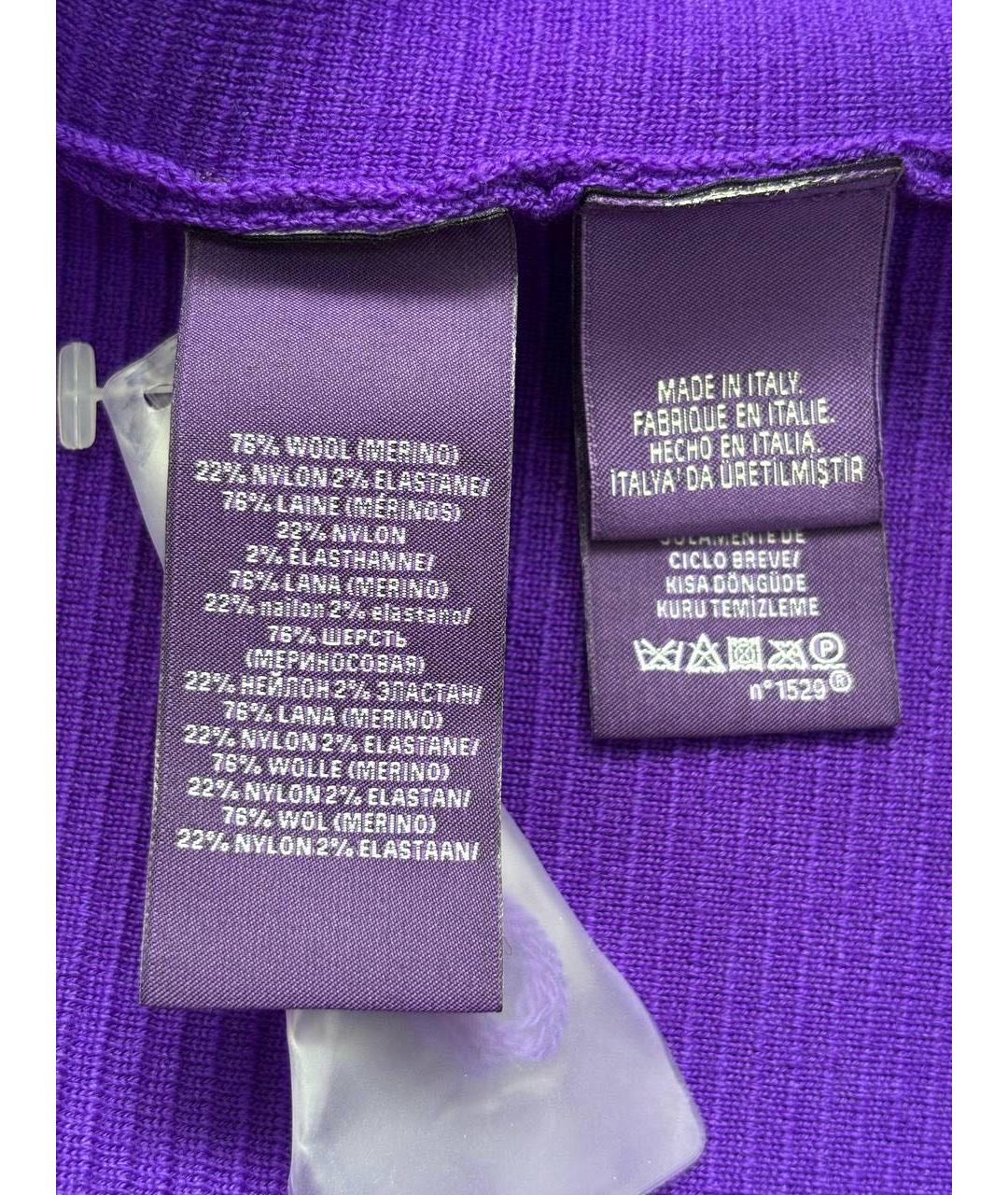 RALPH LAUREN Фиолетовое повседневное платье, фото 6