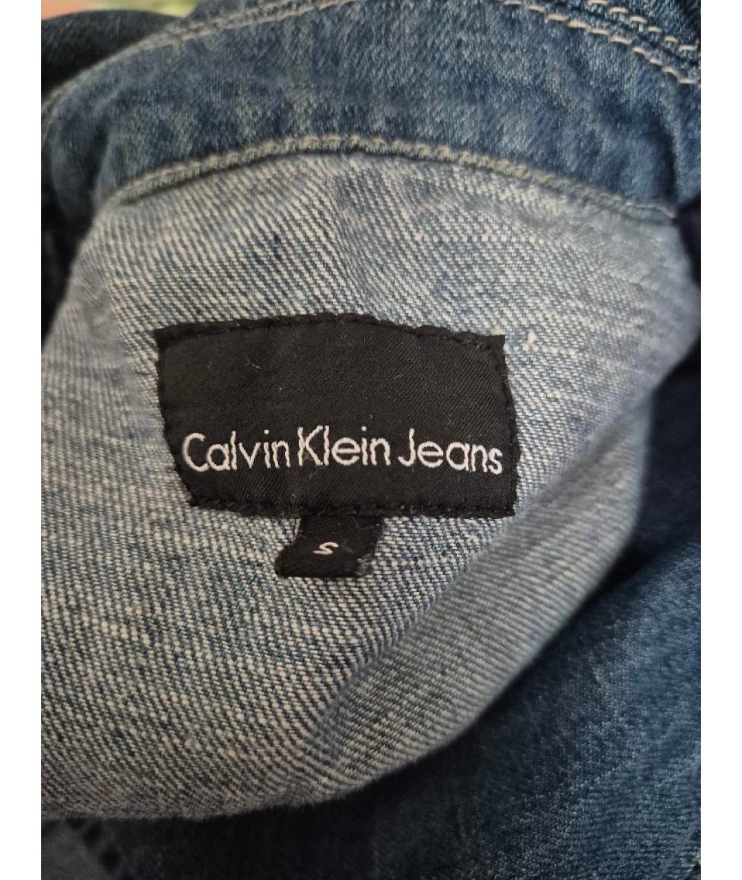 CALVIN KLEIN JEANS Синий деним жакет/пиджак, фото 3
