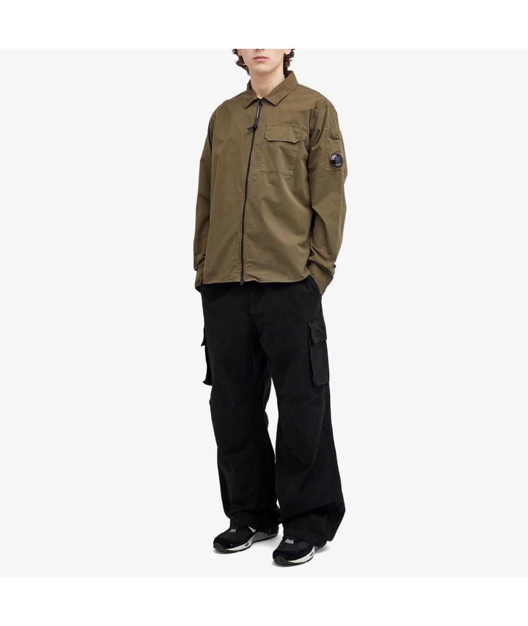 CP COMPANY Хаки хлопковая куртка, фото 2
