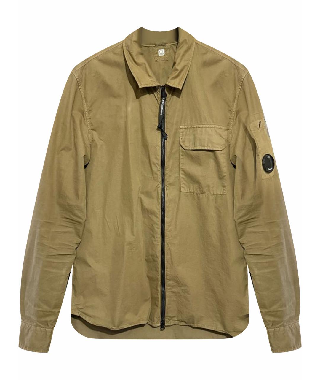 CP COMPANY Хаки хлопковая куртка, фото 1