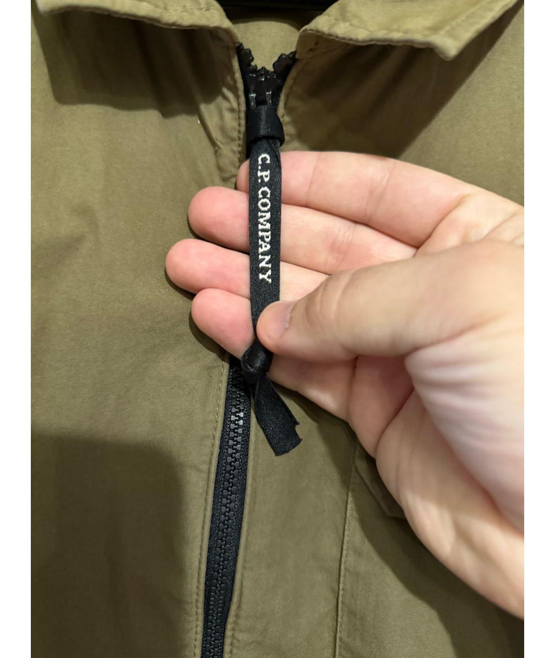 CP COMPANY Хаки хлопковая куртка, фото 4