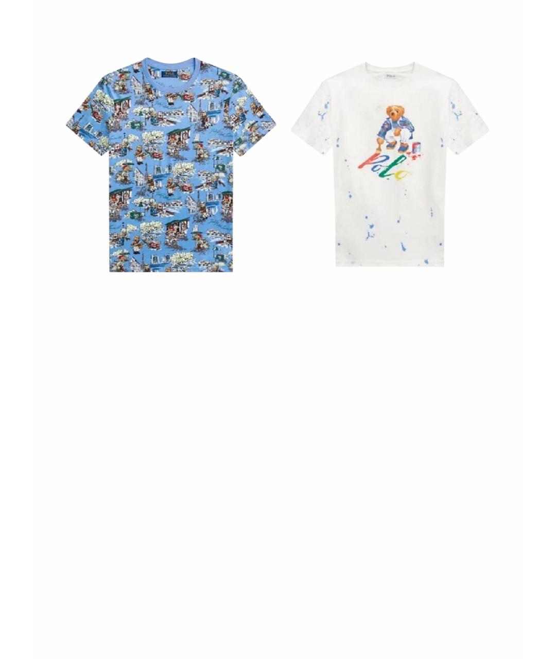 RALPH LAUREN KIDS Мульти хлопковая детская футболка, фото 1