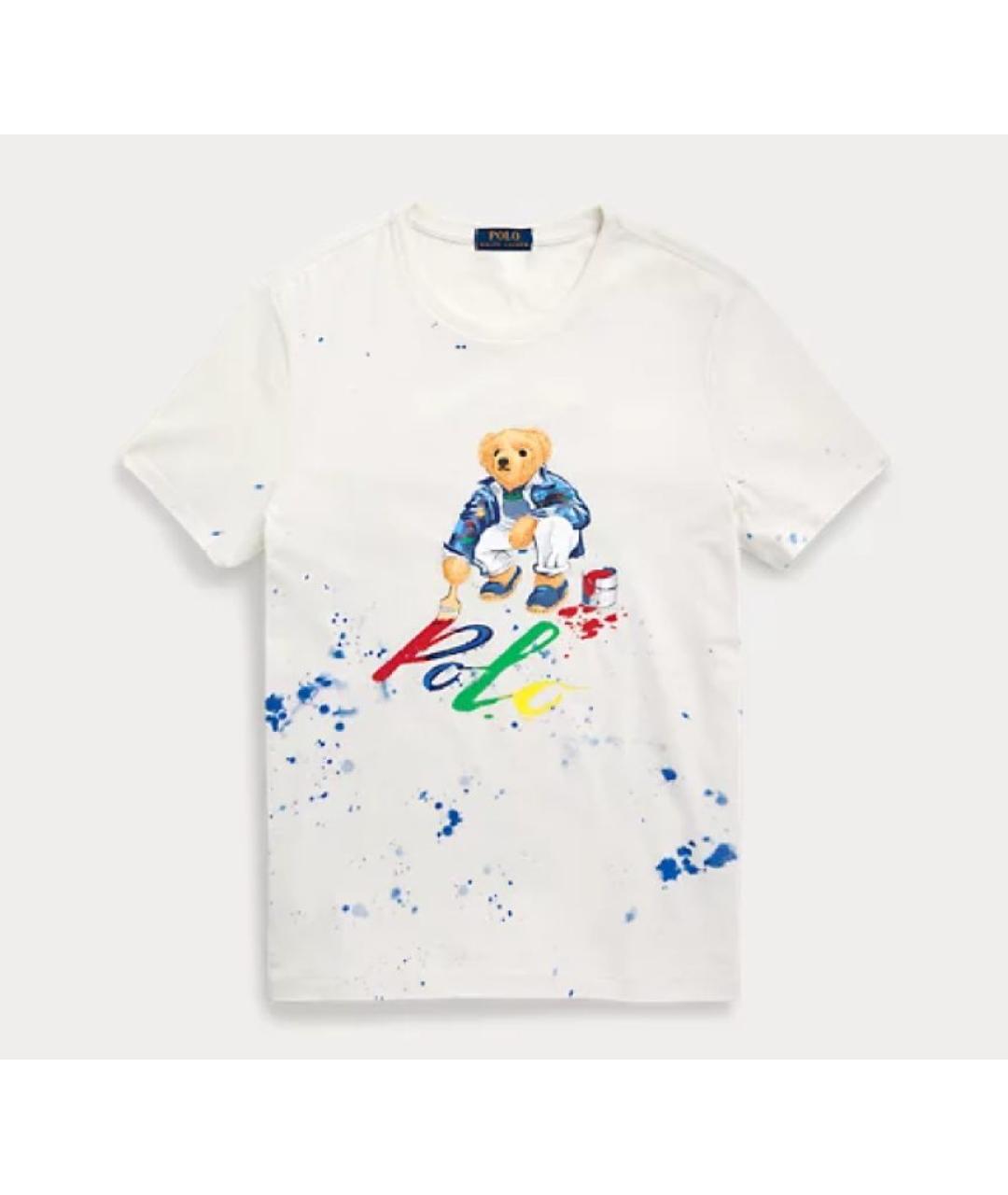 RALPH LAUREN KIDS Мульти хлопковая детская футболка, фото 6