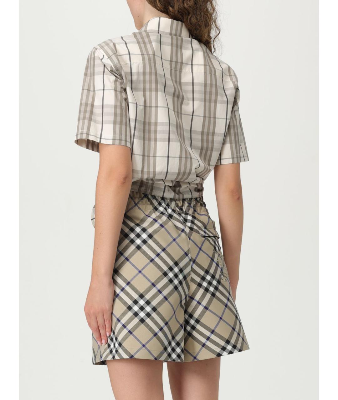 BURBERRY Бежевая рубашка, фото 4