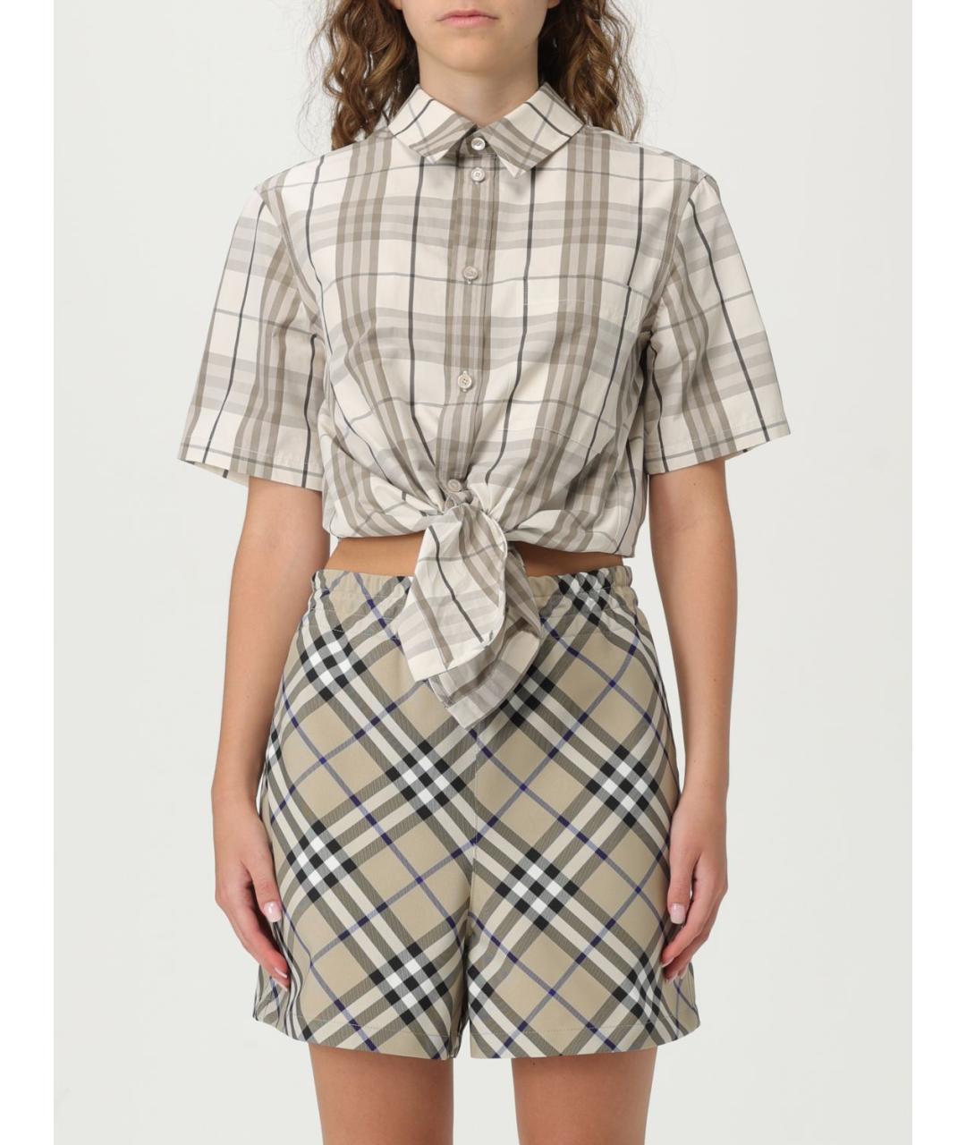 BURBERRY Бежевая рубашка, фото 2