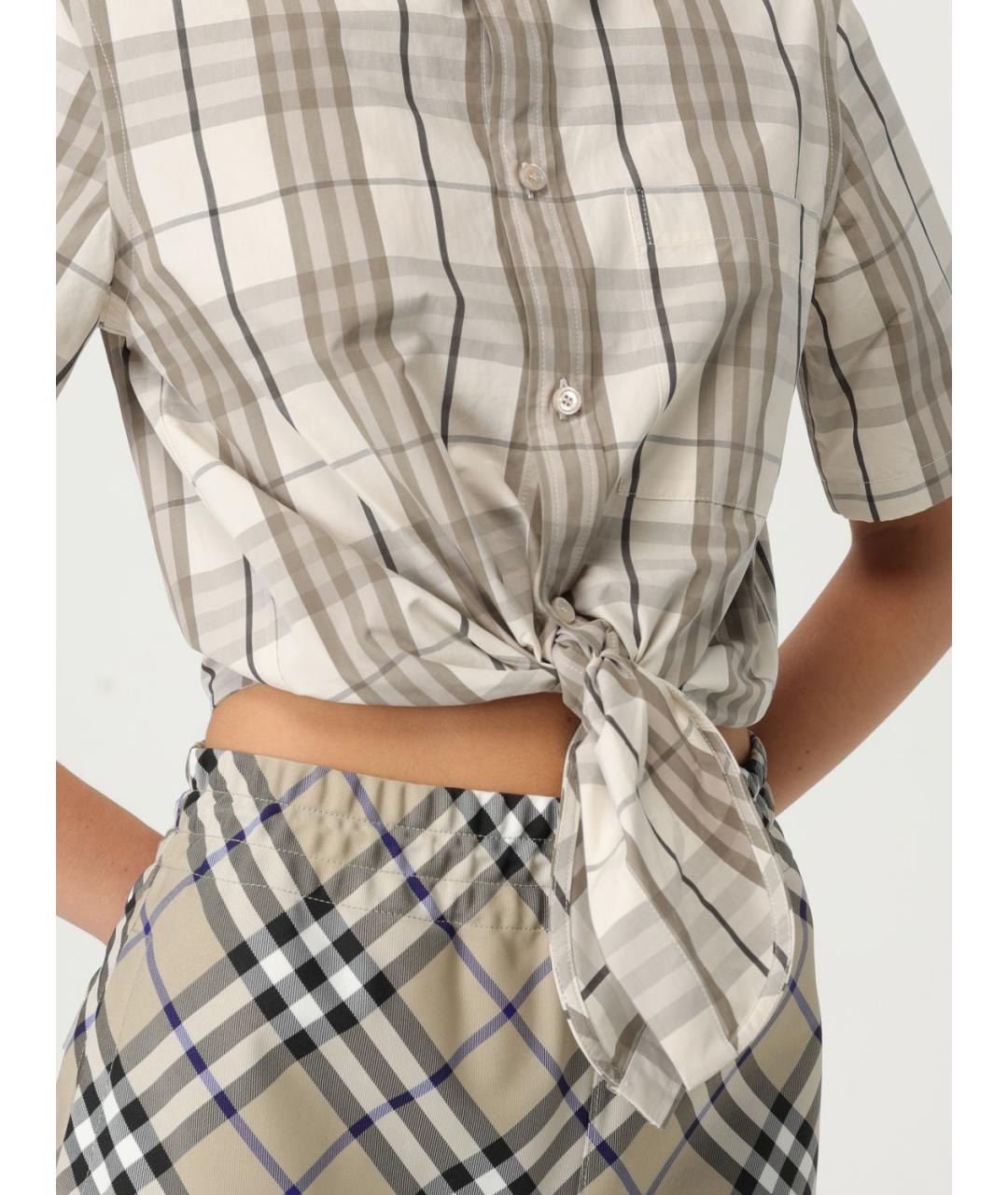 BURBERRY Бежевая рубашка, фото 6