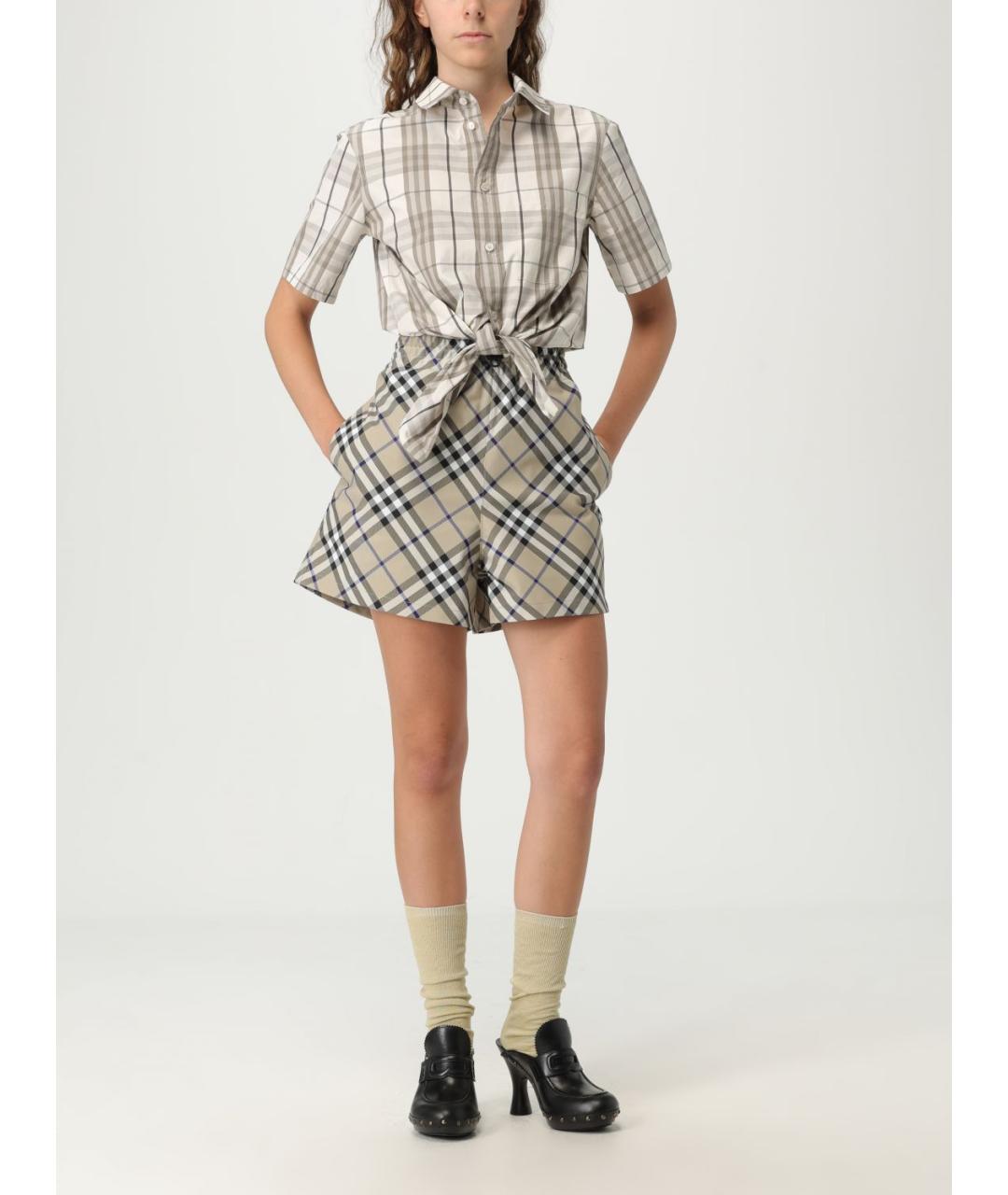 BURBERRY Бежевая рубашка, фото 3