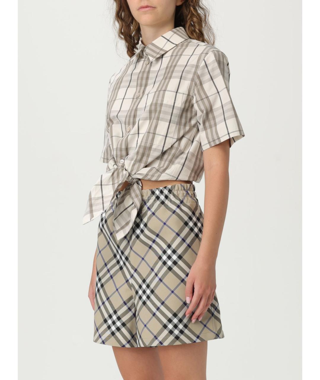 BURBERRY Бежевая рубашка, фото 5