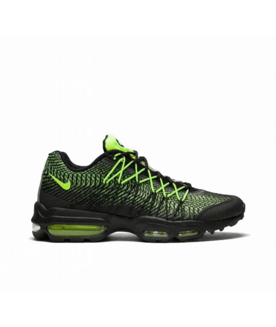 NIKE Зеленые текстильные низкие кроссовки / кеды, фото 9