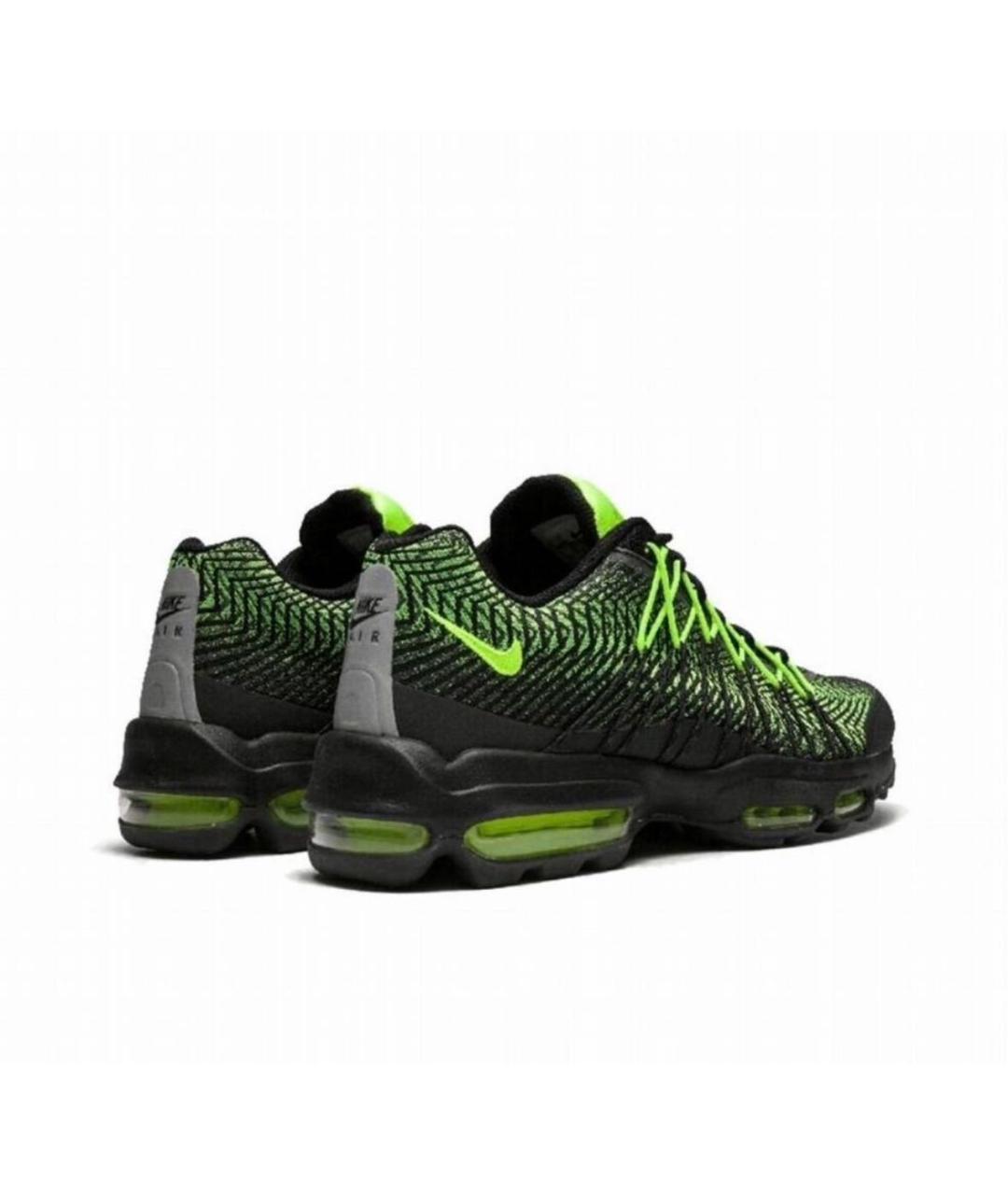 NIKE Зеленые текстильные низкие кроссовки / кеды, фото 4