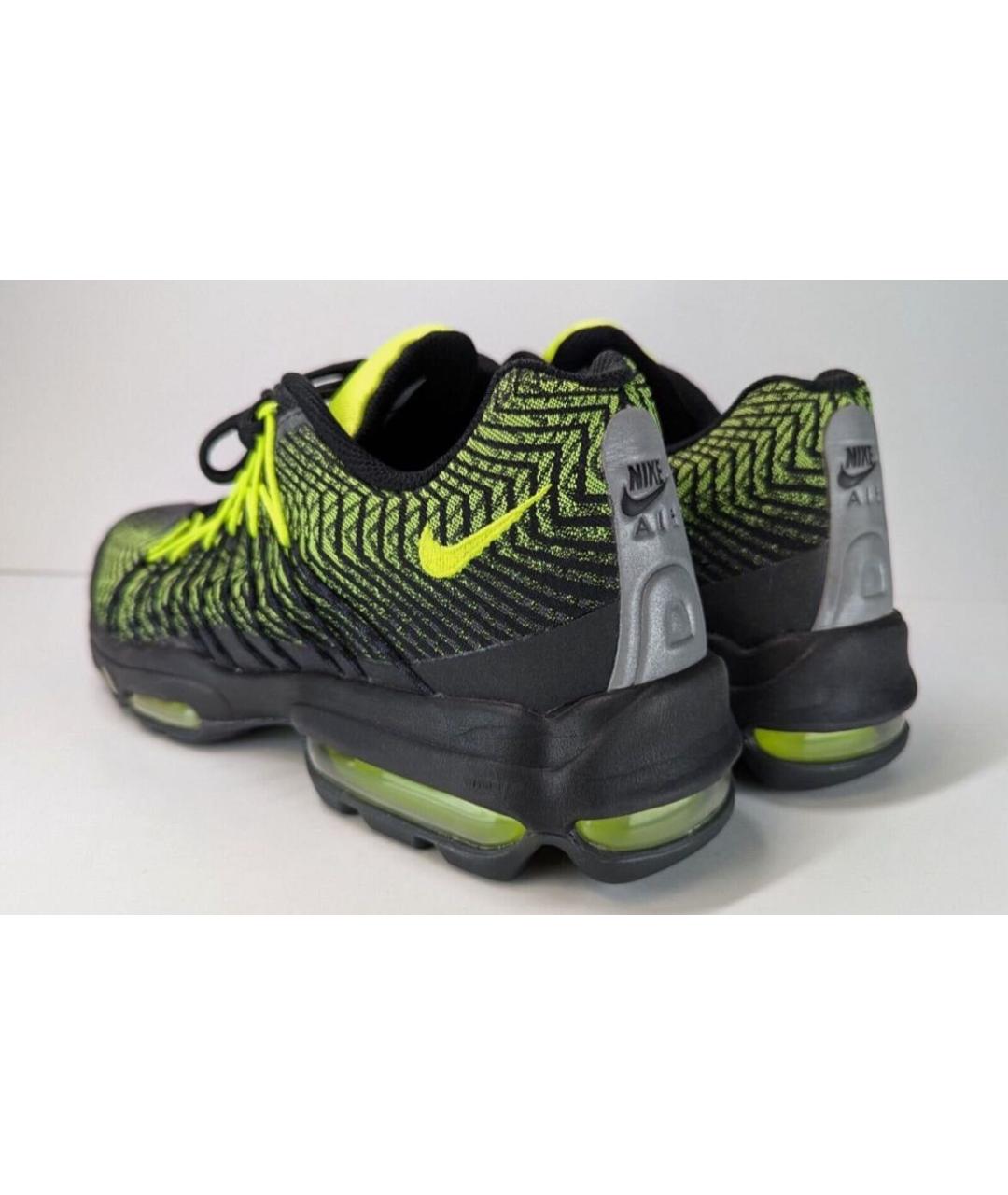 NIKE Зеленые текстильные низкие кроссовки / кеды, фото 6