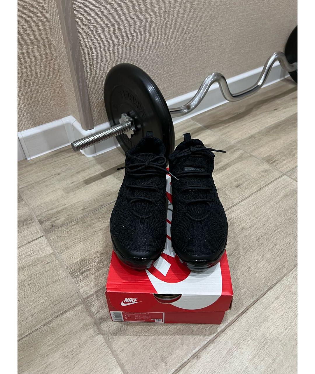 NIKE Черные текстильные кроссовки, фото 4