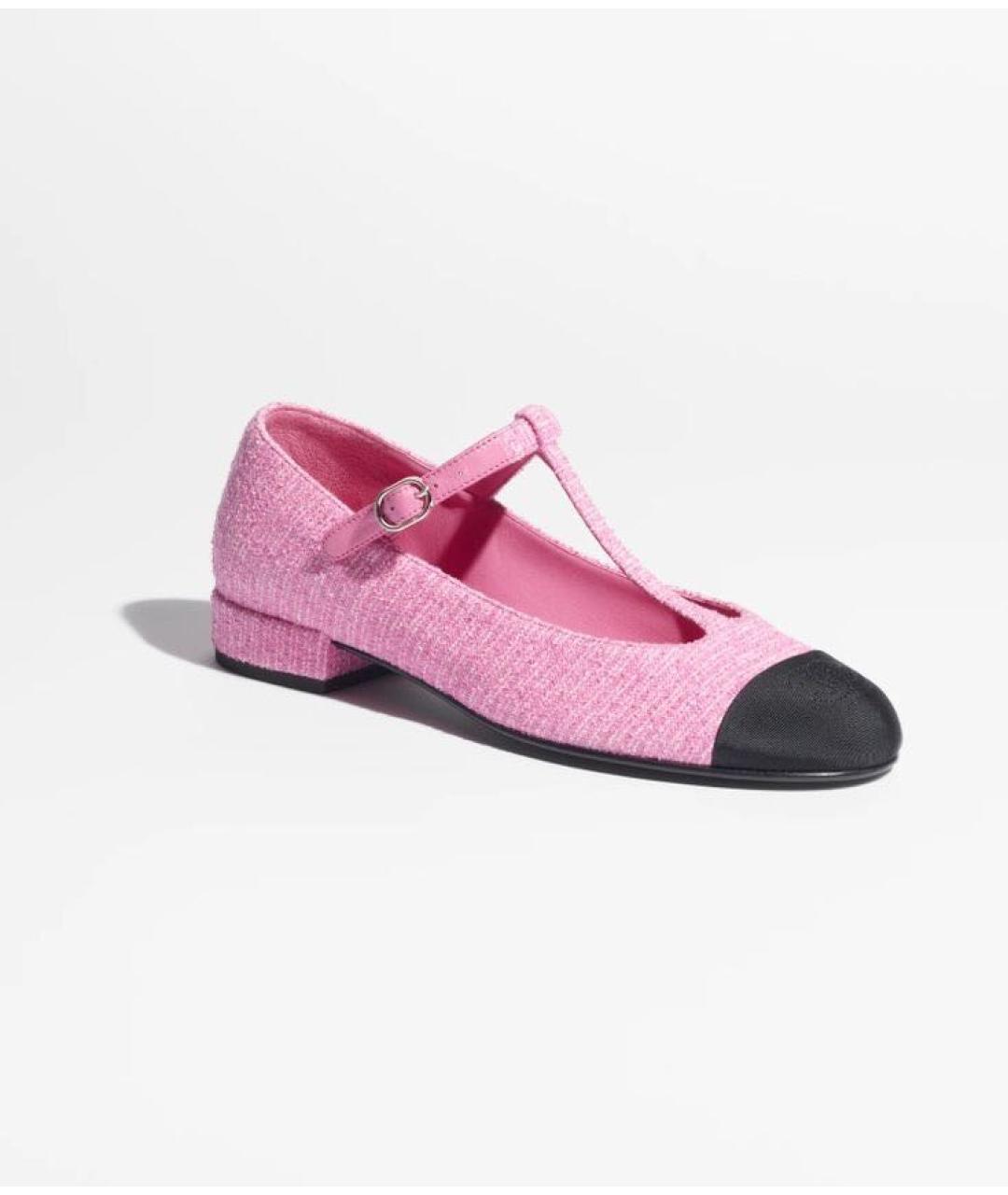 CHANEL Розовые балетки, фото 9
