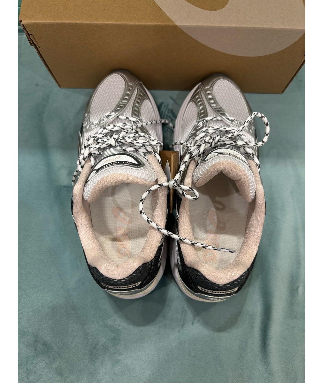 ASICS Серебряные синтетические кроссовки, фото 3