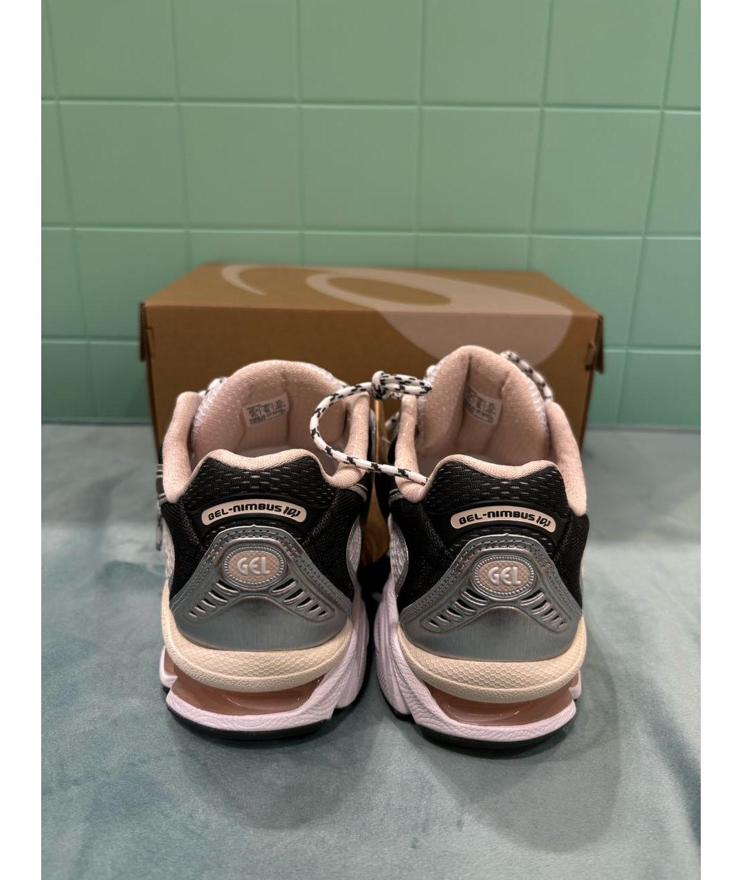 ASICS Серебряные синтетические кроссовки, фото 4