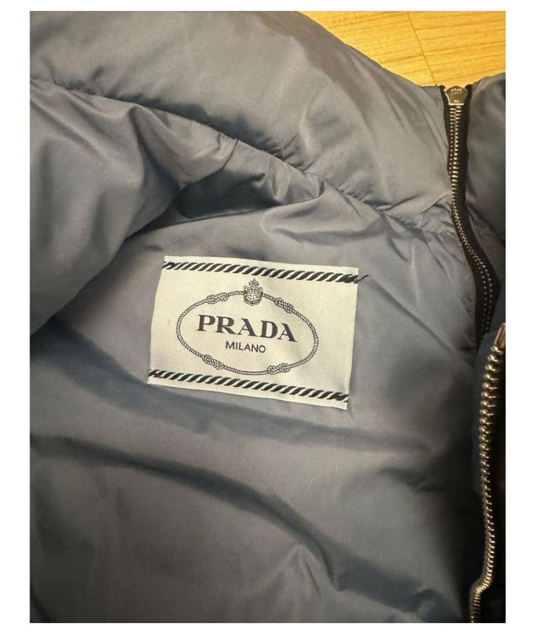 PRADA Черный пуховик, фото 4