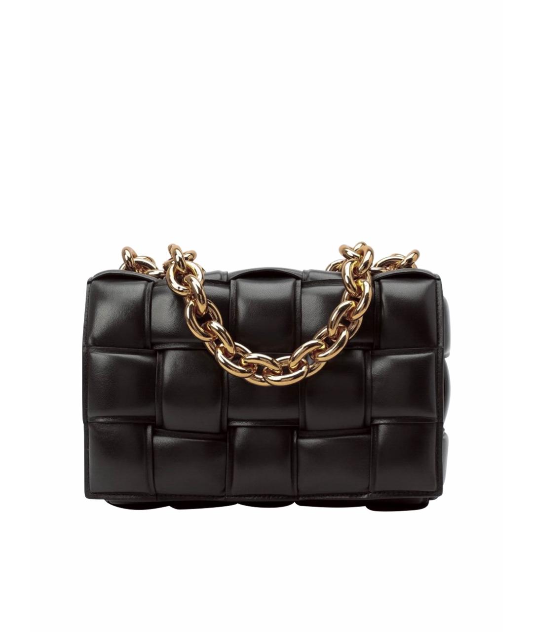 BOTTEGA VENETA Коричневая кожаная сумка через плечо, фото 8